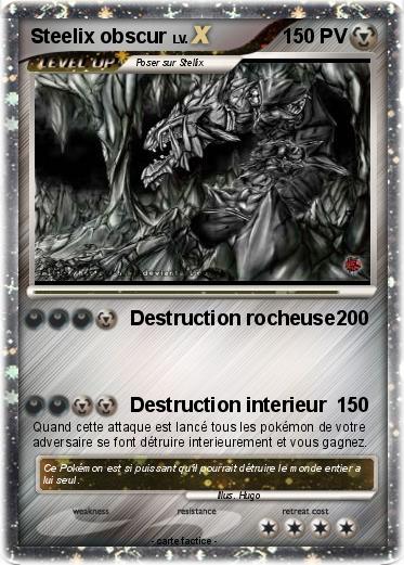 Pokemon Steelix obscur