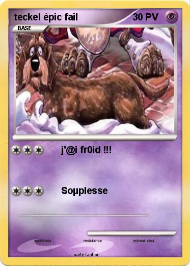 Pokemon teckel épic fail