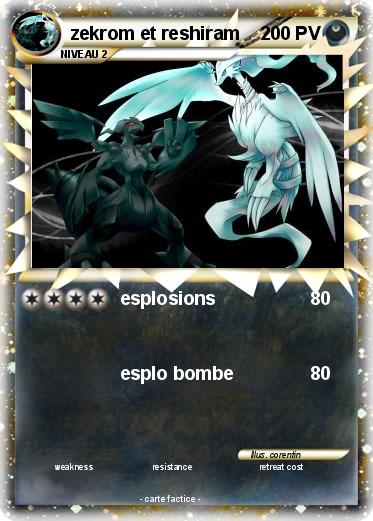 Pokemon zekrom et reshiram