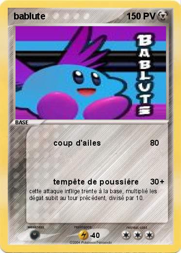 Pokemon bablute