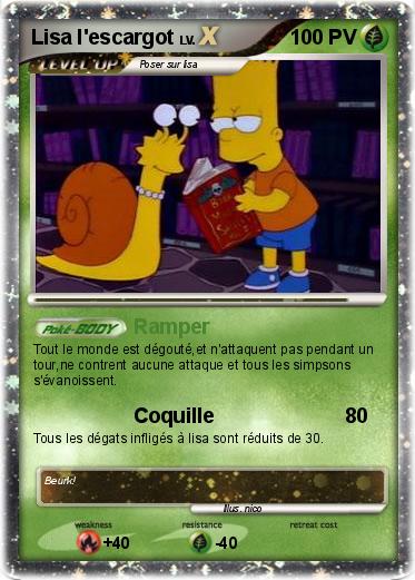 Pokemon Lisa l'escargot