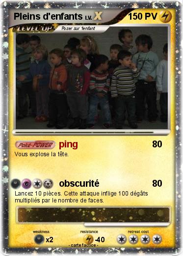 Pokemon Pleins d'enfants