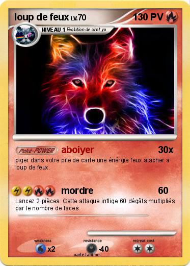 Pokemon loup de feux