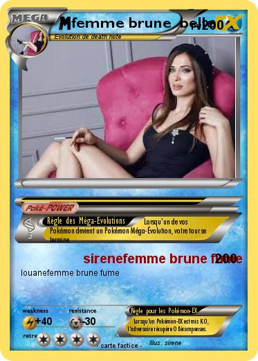 Pokemon femme brune  belle