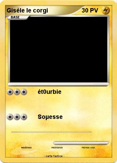 Pokemon Gisèle le corgi