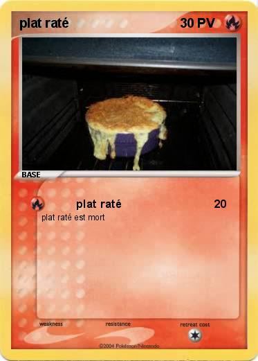 Pokemon plat raté