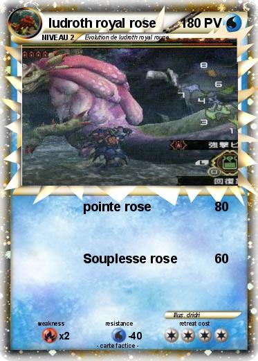 Pokemon ludroth royal rose