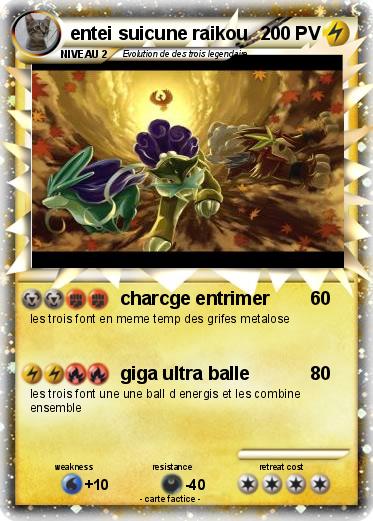 Pokemon entei suicune raikou