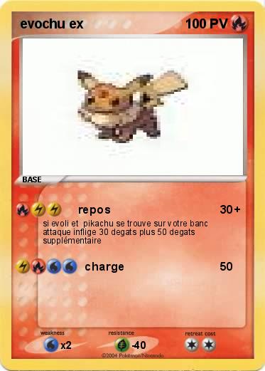 Pokemon evochu ex
