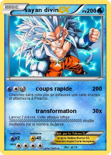 Pokemon sayan divin