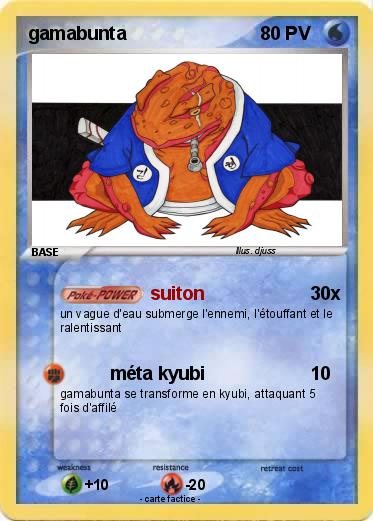 Pokemon gamabunta