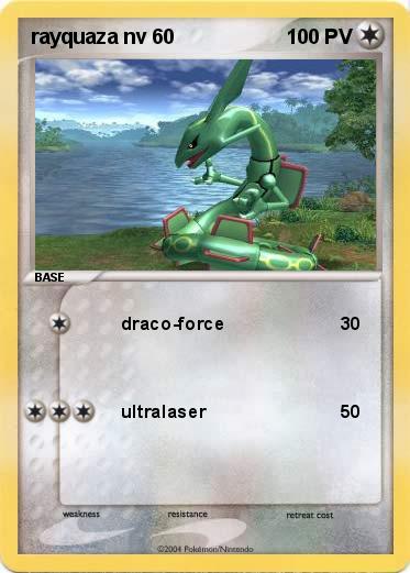 Pokemon rayquaza nv 60