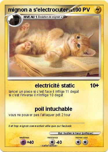 Pokemon mignon a s'electrocuter