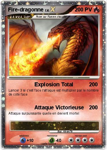 Pokemon Fire-dragonne