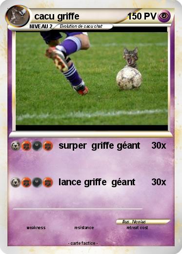 Pokemon cacu griffe