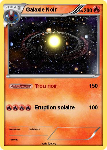 Pokemon Galaxie Noir