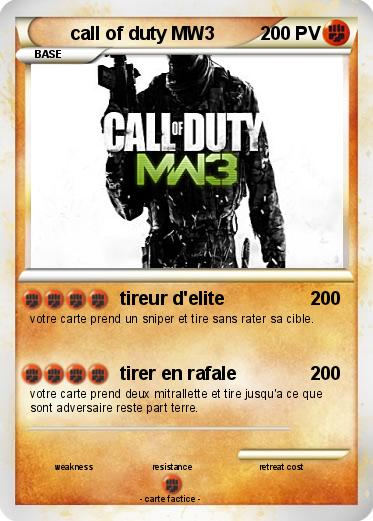 Pokemon call of duty MW3