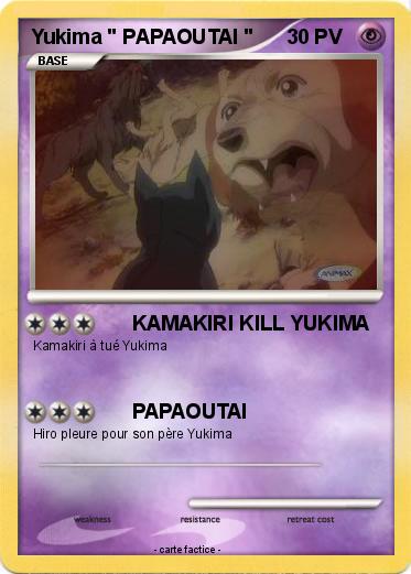 Pokemon Yukima " PAPAOUTAI "