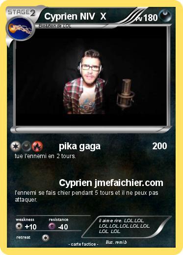 Pokemon Cyprien NIV  X