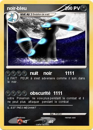 Pokemon noir-bleu
