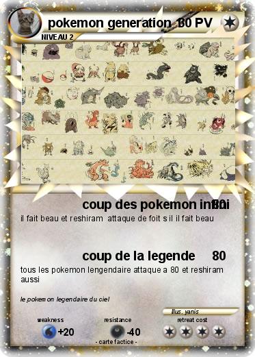 Pokemon pokemon generation 1