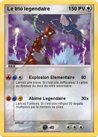 Pokemon Le trio legendaire