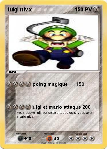 Pokemon luigi niv.x