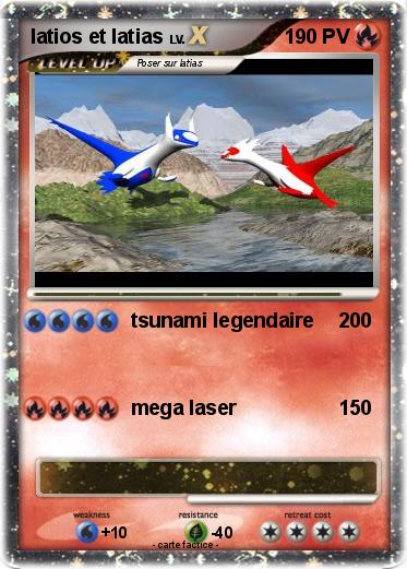 Pokemon latios et latias