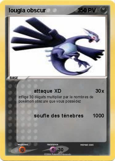 Pokemon lougia obscur                    350