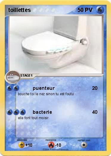 Pokemon toillettes