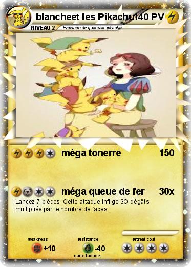 Pokemon blancheet les Pikachu