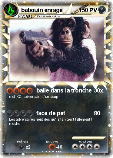 Pokemon babouin enragé
