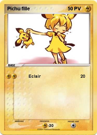 Pokemon Pichu fille