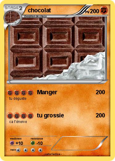 Pokemon chocolat