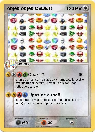 Pokemon objet! objet! OBJET!