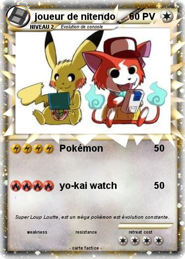 Pokemon joueur de nitendo