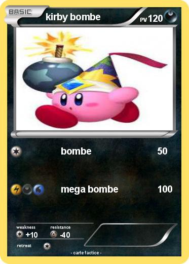 Pokemon kirby bombe