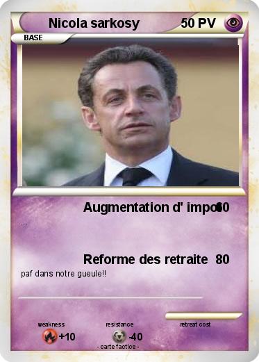 Pokemon Nicola sarkosy