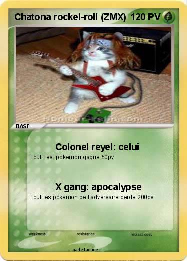 Pokemon Chatona rockel-roll (ZMX)