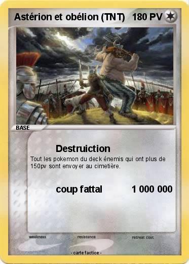 Pokemon Astérion et obélion (TNT)