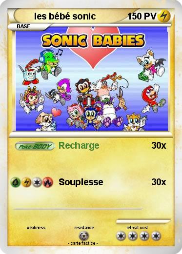Pokemon les bébé sonic
