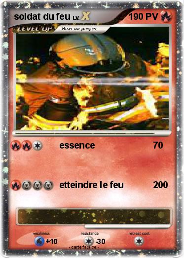 Pokemon soldat du feu