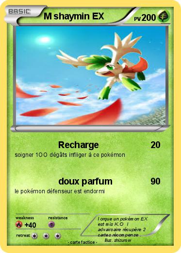 Pokemon M shaymin EX