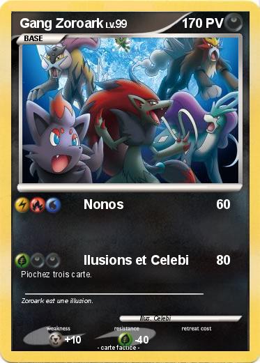 Pokemon Gang Zoroark