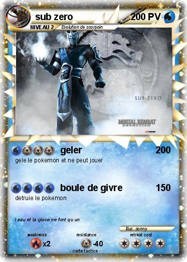 Pokemon sub zero