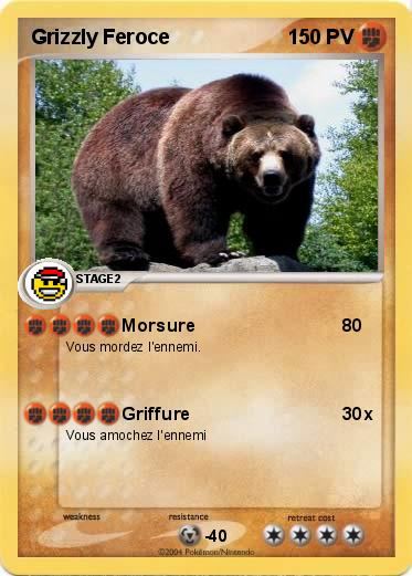 Pokemon Grizzly Feroce