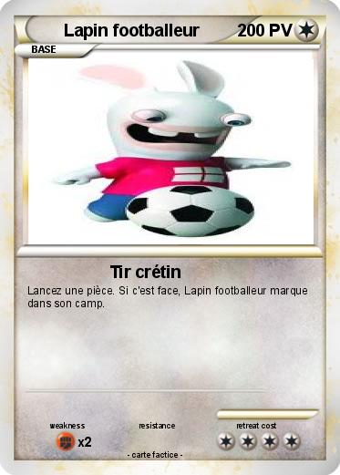 Pokemon Lapin footballeur