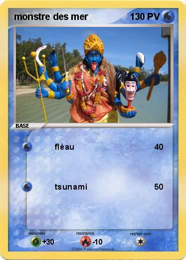 Pokemon monstre des mer
