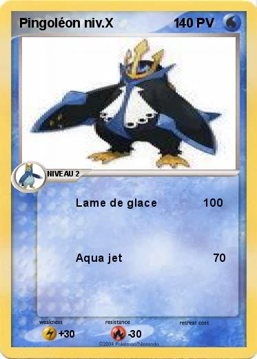 Pokemon Pingoléon niv.X                 1