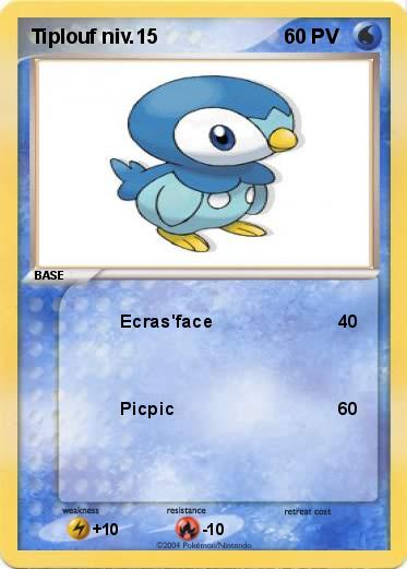 Pokemon Tiplouf niv.15